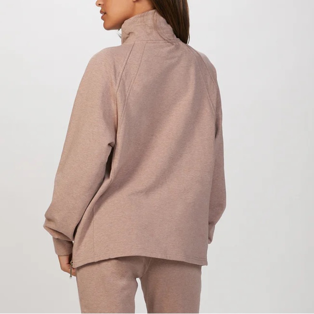 NWOT VARLEY Atlas Sweatshirt in Ash Rose - Picture 2 of 15